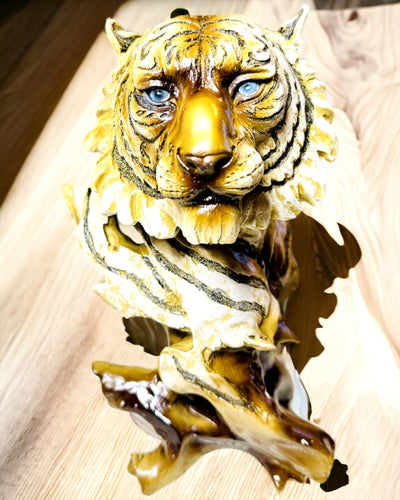 Estatuilla "Tigre Rey de la Selva" con Opción de Grabado, figura de 29 cm de altura, decoración para regalo