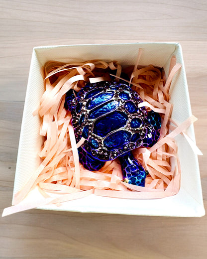 Tesoro Mágico de Tortuga - Caja de Joyería con opción de personalización con grabado, regalo