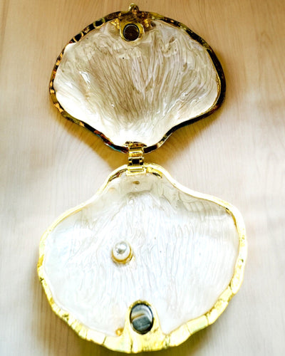 Skarbiec Wspomnień Muszelka - Caja de joyería con opción de personalización con grabado, regalo