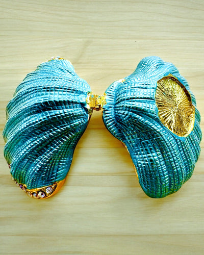 Skarbiec Wspomnień Muszelka - Caja de joyería con opción de personalización con grabado, regalo