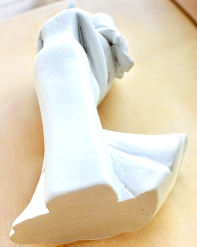 Elegancki Związek - Pequeña Figura Decorativa con Opción de Grabado - color blanco