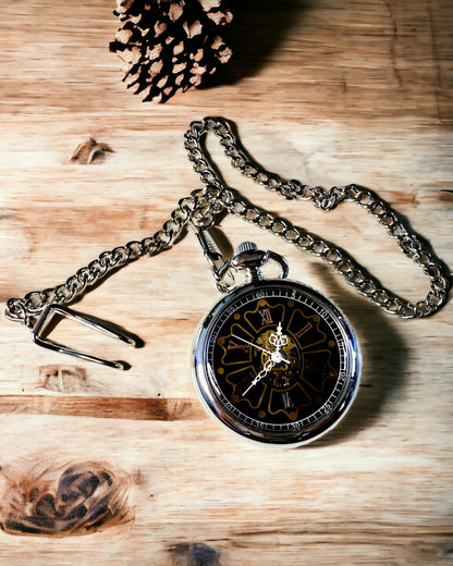 Reloj de Bolsillo Estilo Vintage con Posibilidad de Grabado