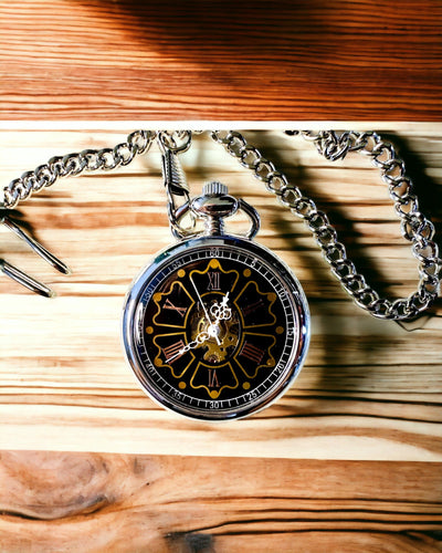 Reloj de Bolsillo Estilo Vintage con Posibilidad de Grabado