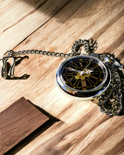 Reloj de Bolsillo Estilo Vintage con Posibilidad de Grabado
