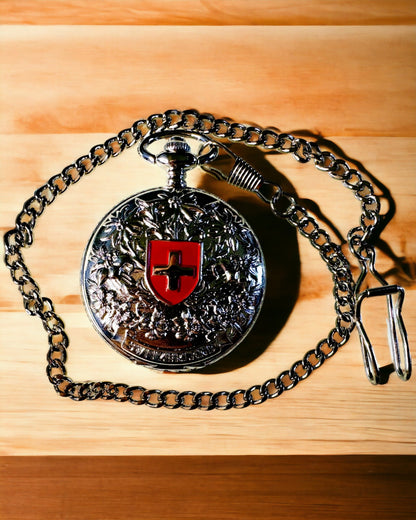 Reloj de Bolsillo "Heritage Helvetia" con Posibilidad de Grabado