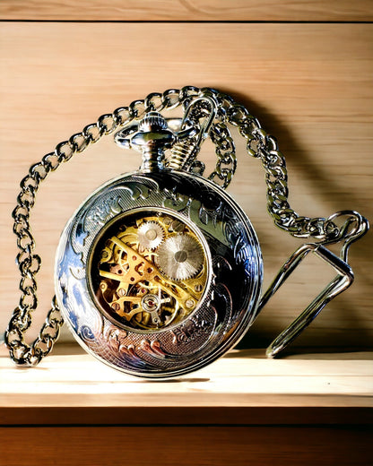 Reloj de Bolsillo "Heritage Helvetia" con Posibilidad de Grabado