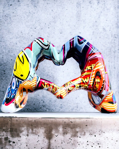 Figura decorativa Colorido Soporte Decorativo ArtBrace - posibilidad de personalización con grabado, para regalo