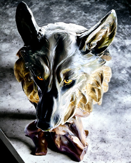 "Wilczy Duch" – Figura Decorativa con opción de personalización mediante grabado, para regalo