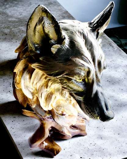 "Wilczy Duch" – Figura Decorativa con opción de personalización mediante grabado, para regalo