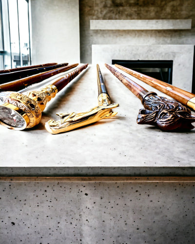 Bastón de Paseo "Jaguar Elegance" de Madera de Mango - posibilidad de personalización con grabado