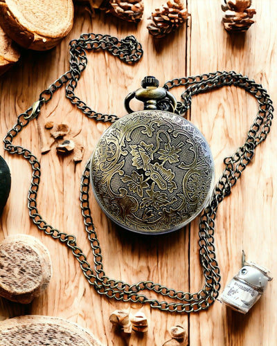 Reloj de Bolsillo "Heritage Timekeeper" Regalo personalizado con grabado