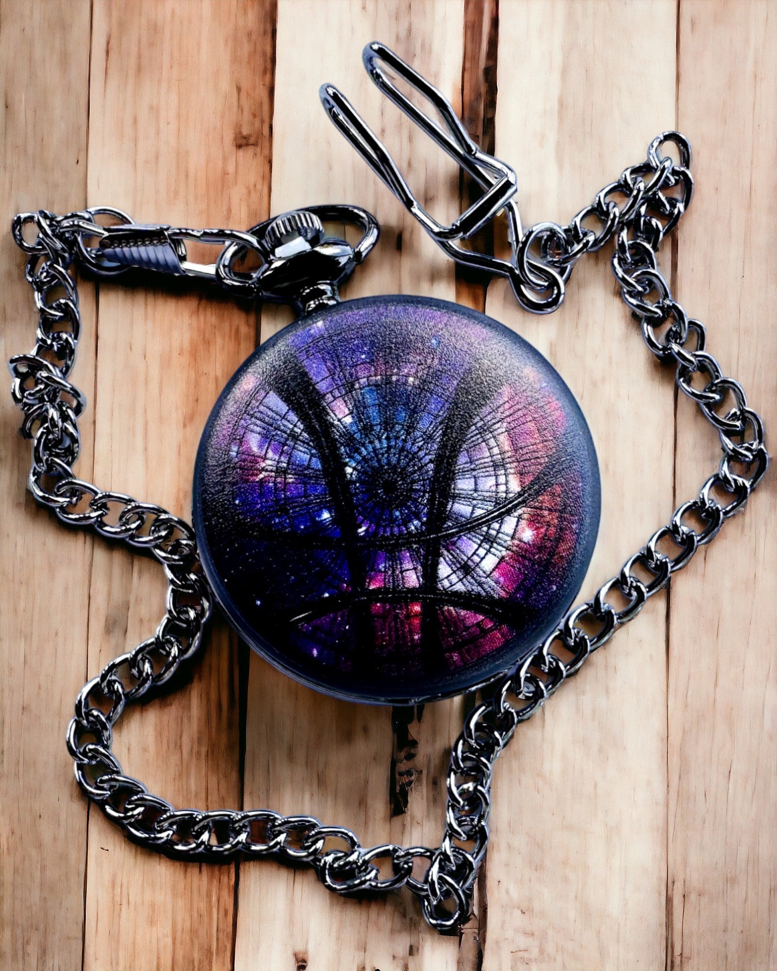 Reloj de Bolsillo "Galactic Vision" con Opción de Grabado, regalo personalizado