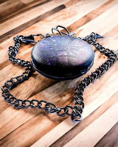 Reloj de Bolsillo "Galactic Vision" con Opción de Grabado, regalo personalizado