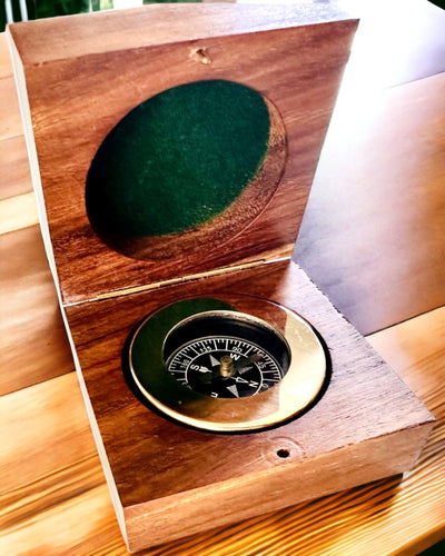 Brújula del Viajero Rajput con opción de personalización - para regalo