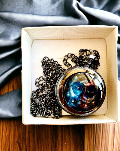 Reloj de Bolsillo Espacial "Galactic Timekeeper" - posibilidad de personalización con grabado