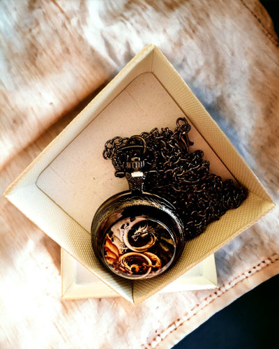 Reloj de Bolsillo "Smocza Aura" con Opción de Personalización