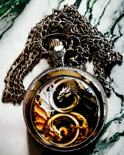 Reloj de Bolsillo "Smocza Aura" con Opción de Personalización