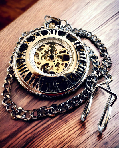 Reloj de Bolsillo "Mechanica Heritage" con Opción de Personalización