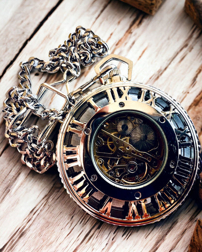 Reloj de Bolsillo "Mechanica Heritage" con Opción de Personalización