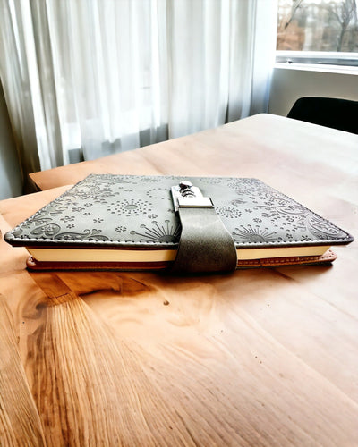 Cuaderno Exclusivo, cuero PU, A5 con Cerradura de Combinación - "Secret Journal", personalización con grabado