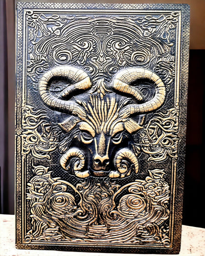 Magiczny Notes, cuaderno "Boski Byk" - Papelería Elegante y Única, personalización con grabado