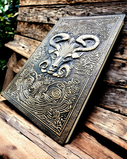 Magiczny Notes, cuaderno "Boski Byk" - Papelería Elegante y Única, personalización con grabado