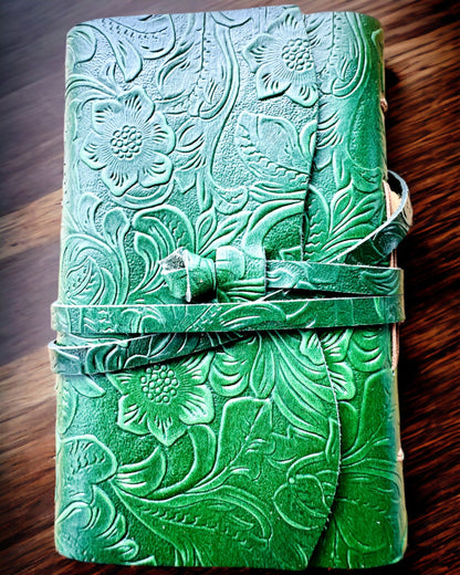 Notatnik Premium de Cuero "Elegancia Natural" - 200 páginas, 120g, cuaderno, bloc de dibujo, 2 colores a elegir, personalización con grabado