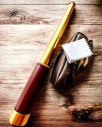 Luneta Monokularowa Explorer 25x30 - Telescopio Manual Portátil y Plegable, posibilidad de personalización con grabado