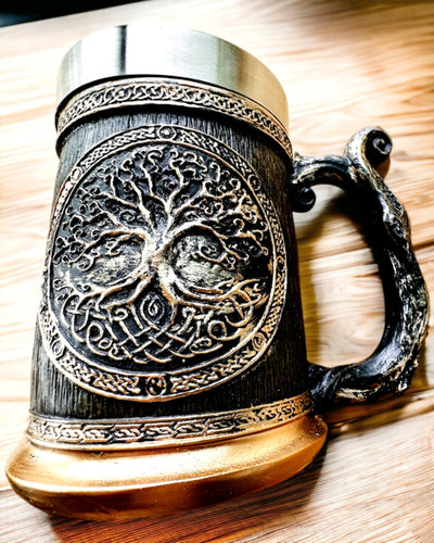 Taza Nórdica Árbol del Mundo - Maestría en Ejecución, 600 ml, posibilidad de personalización con grabado