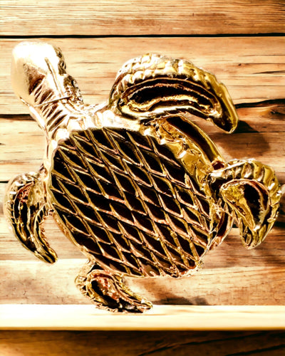 Caja "Familia de Tortugas" - color verde, personalización con grabado