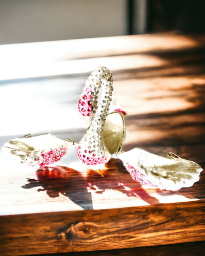 Elegante Cofre "Joya del Cisne" - personalización con grabado