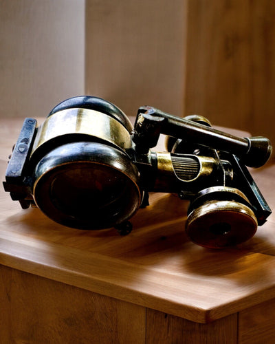 Binocular Nautica - Accesorio Vintage Exclusivo - Hecho a Mano con Opción de Grabado, decoración para oficina, premium