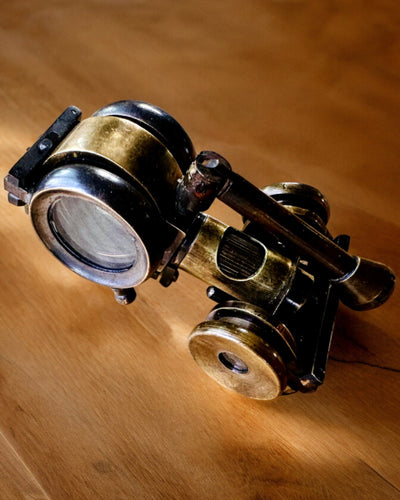 Binocular Nautica - Accesorio Vintage Exclusivo - Hecho a Mano con Opción de Grabado, decoración para oficina, premium