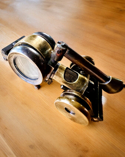 Binocular Nautica - Accesorio Vintage Exclusivo - Hecho a Mano con Opción de Grabado, decoración para oficina, premium