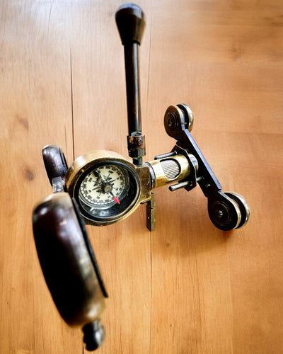 Binocular Nautica - Accesorio Vintage Exclusivo - Hecho a Mano con Opción de Grabado, decoración para oficina, premium