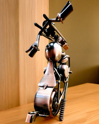 Modelo de Motocicleta Hecho a Mano de hierro, Chopper, personalización, grabado para regalo