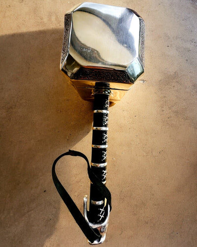 Młot Thora "Chief" - Martillo Artesanal Hecho a Mano, personalización con grabado para regalo