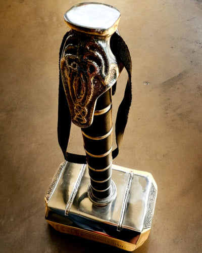 Młot Thora "Chief" - Martillo Artesanal Hecho a Mano, personalización con grabado para regalo