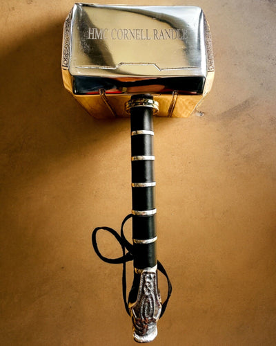 Młot Thora "Chief" - Martillo Artesanal Hecho a Mano, personalización con grabado para regalo