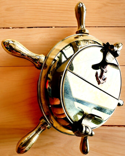 Cenicero de Latón Capitán - opción de personalización para regalo con grabado, hecho a mano