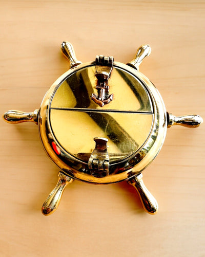 Cenicero de Latón Capitán - opción de personalización para regalo con grabado, hecho a mano