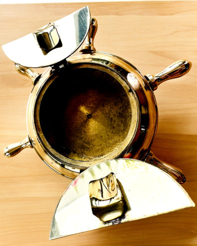 Cenicero de Latón Capitán - opción de personalización para regalo con grabado, hecho a mano