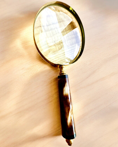 Lupa Retro Grande, posibilidad de personalización como regalo con grabado - variantes a elegir