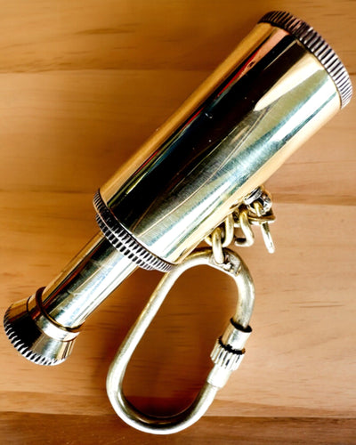 Telescopio de Bolsillo "Złota Przygoda" - llavero con opción de personalización