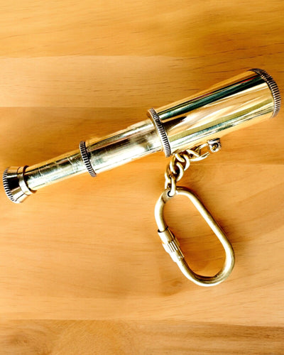 Telescopio de Bolsillo "Złota Przygoda" - llavero con opción de personalización