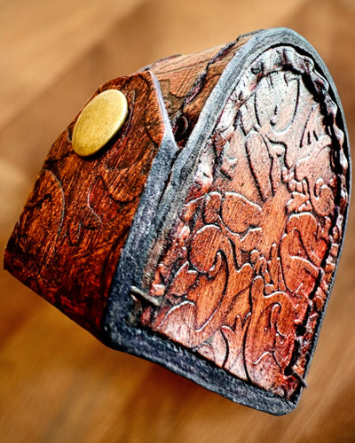 Elegante Estuche Maharadży para Reloj de Bolsillo o Brújula - posibilidad de personalización con grabado