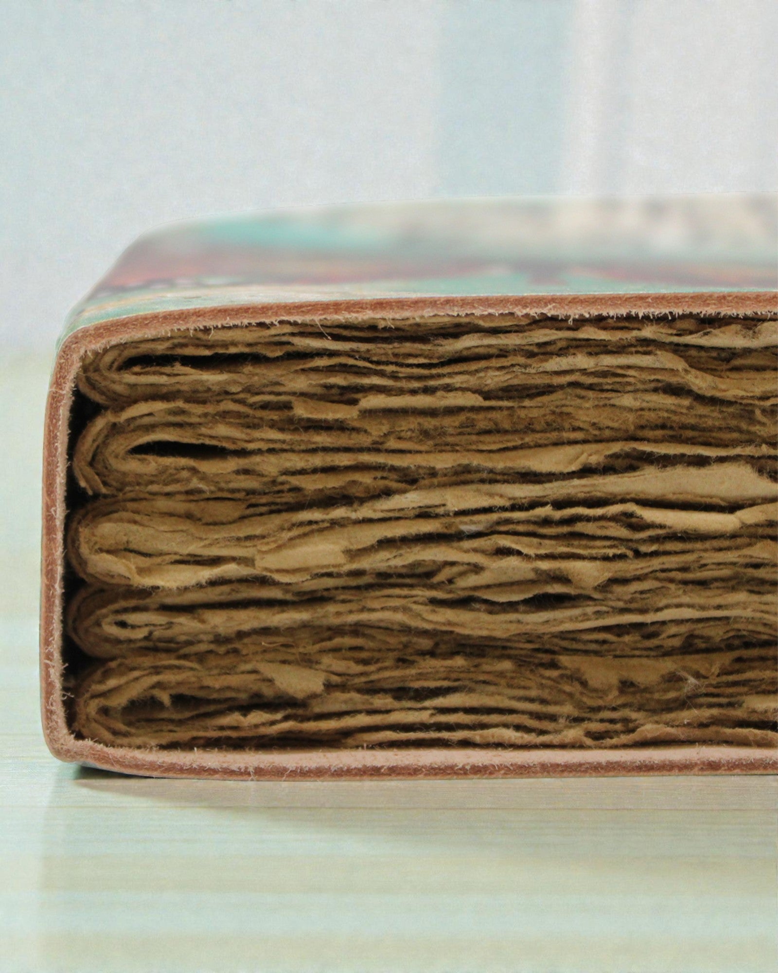 Cuaderno de notas de cuero Mariposa de inspiración Nunca ocultes tus alas – 13 × 18 cm