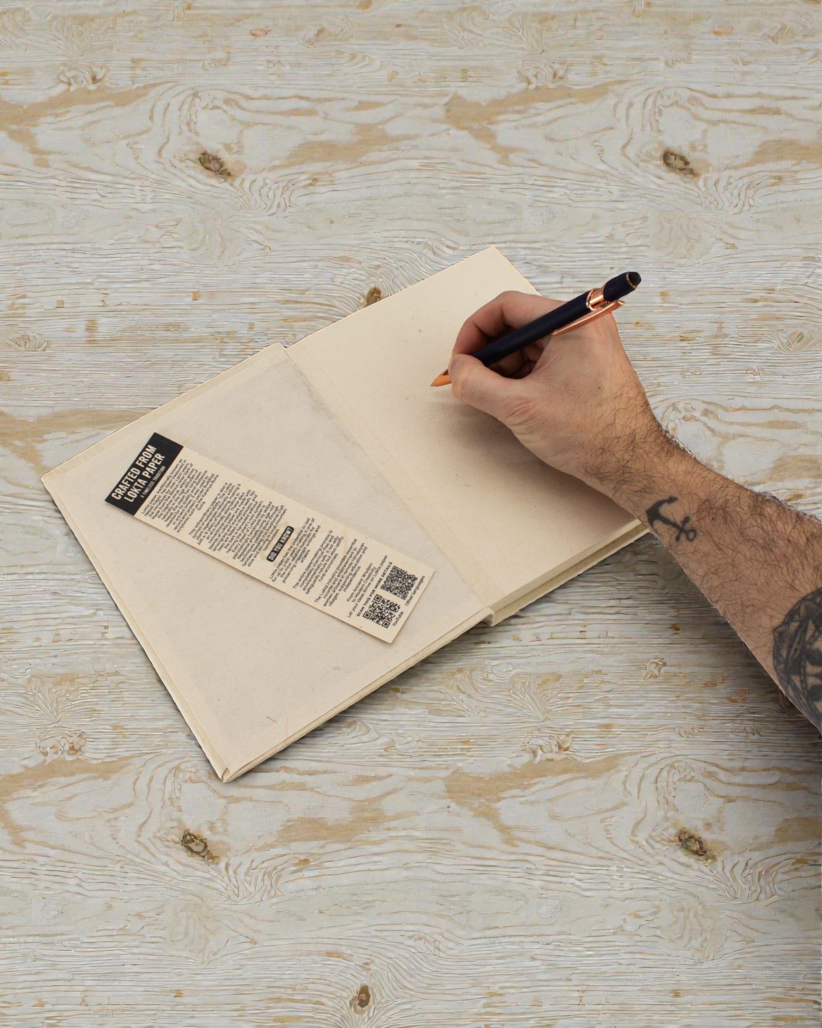 Cuaderno grande Lokta Inspiraciones – Anótalo (21 x 15 cm, 45 hojas)