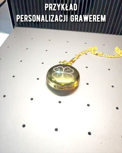 Reloj de Bolsillo de Color Dorado con Posibilidad de Grabado