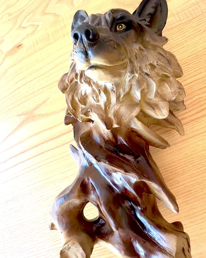 "Wilczy Duch" – Figura Decorativa con opción de personalización mediante grabado, para regalo